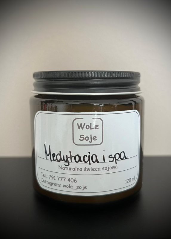 świeca sojowa - medytacja i spa - obrazek 2
