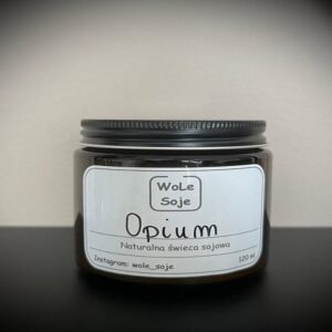 świeca sojowa – opium