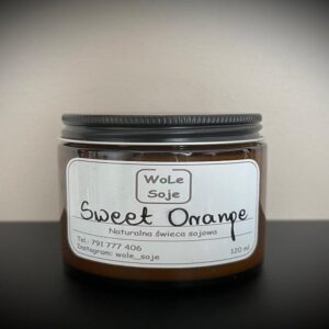 Świeca sojowa - sweet orange